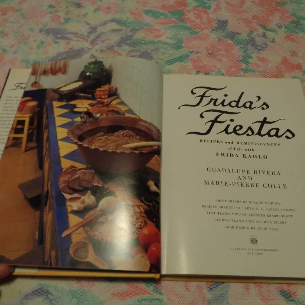 FRIDA KAHLO BOOK FRIDA'S FIESTAS COOKBOOK RECIPES & STORYS OF FRIDA KAHL…